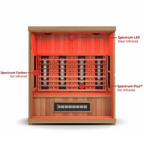 4 Person Full Spectrum Infrared Sauna FD-3 by Finnmark Designs FD-KN003