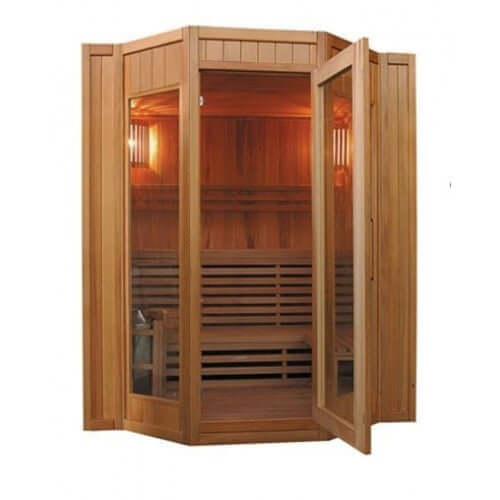 Tiburon 4 Person Indoor Traditional Sauna HL400SN by SunRay Saunas