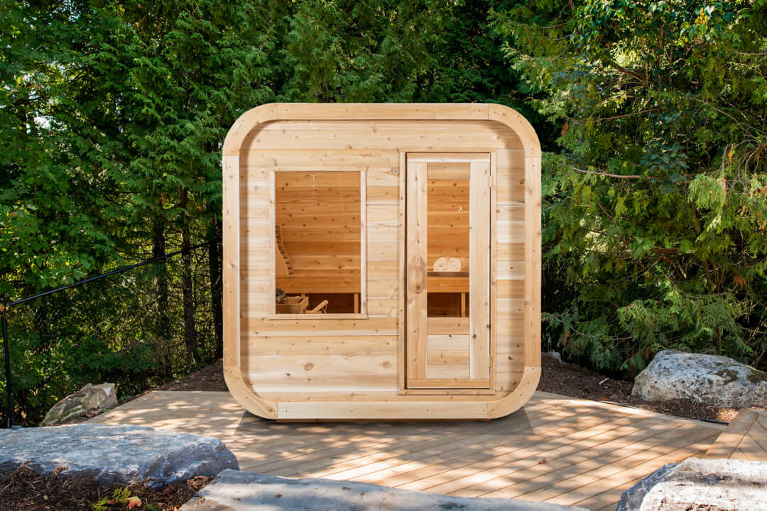 Luna Traditional Outdoor Sauna CTC22LU Canadian Timber by Dundalk Leisurecraft