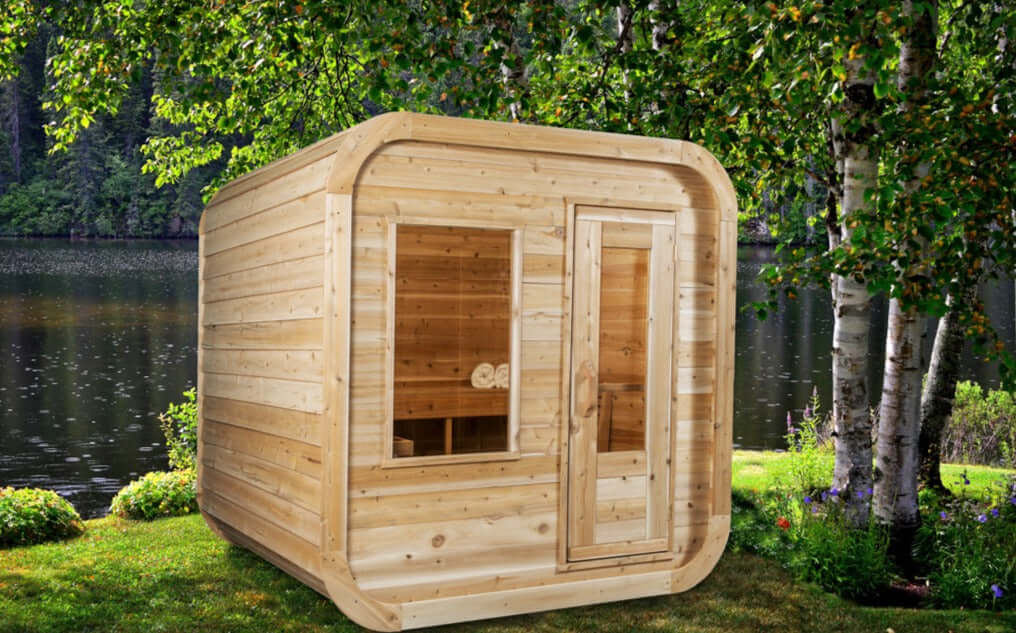 Luna Traditional Outdoor Sauna CTC22LU Canadian Timber by Dundalk Leisurecraft