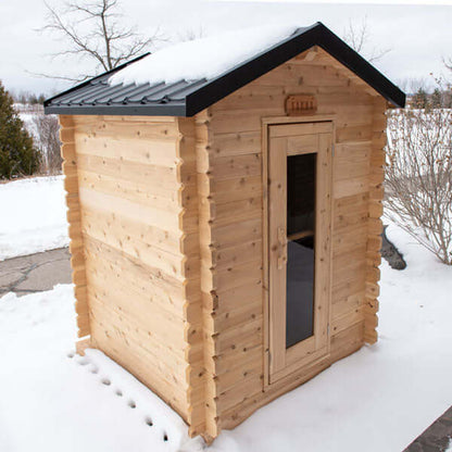 Granby Cabin Outdoor Sauna CTC66W Canadian Timber by Dundalk Leisurecraft