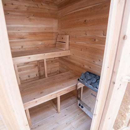 Granby Cabin Outdoor Sauna CTC66W Canadian Timber by Dundalk Leisurecraft