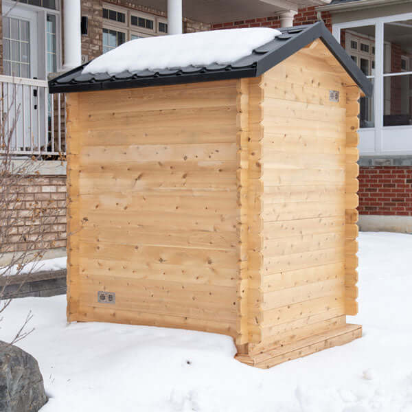 Granby Cabin Outdoor Sauna CTC66W Canadian Timber by Dundalk Leisurecraft