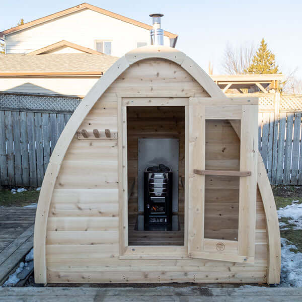 MiniPod Outdoor Sauna CTC77MW Canadian Timber by Dundalk Leisurecraft