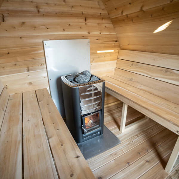 MiniPod Outdoor Sauna CTC77MW Canadian Timber by Dundalk Leisurecraft