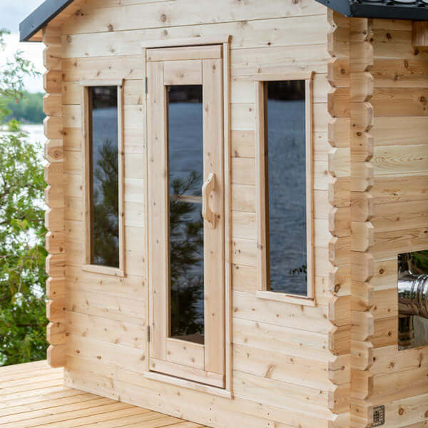 Georgian Cabin Outdoor Sauna CTC88W Canadian Timber by Dundalk Leisurecraft