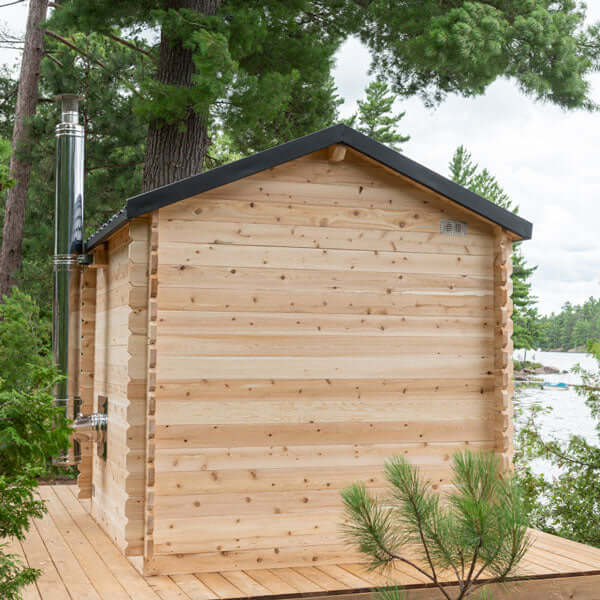 Georgian Cabin Outdoor Sauna CTC88W Canadian Timber by Dundalk Leisurecraft