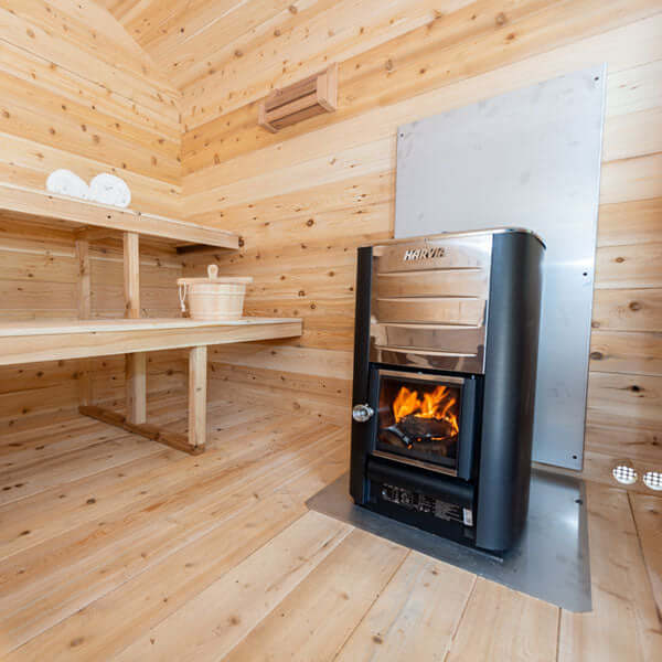 Georgian Cabin Outdoor Sauna CTC88W Canadian Timber by Dundalk Leisurecraft