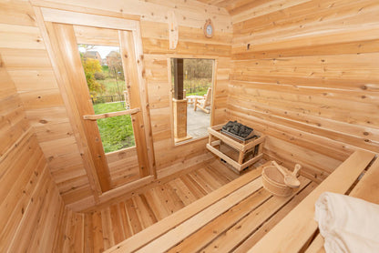 Luna Traditional Outdoor Sauna CTC22LU Canadian Timber by Dundalk Leisurecraft