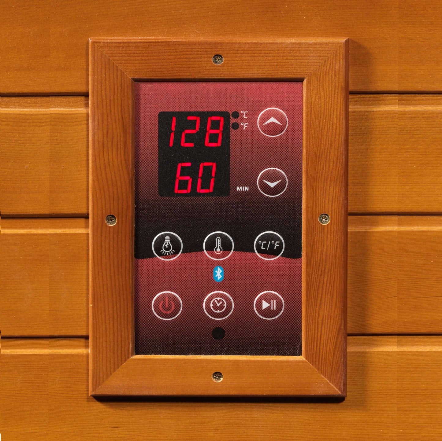 Bergamo 4 Person Low EMF FAR Infrared Sauna by Dynamic Saunas DYN-6440-01