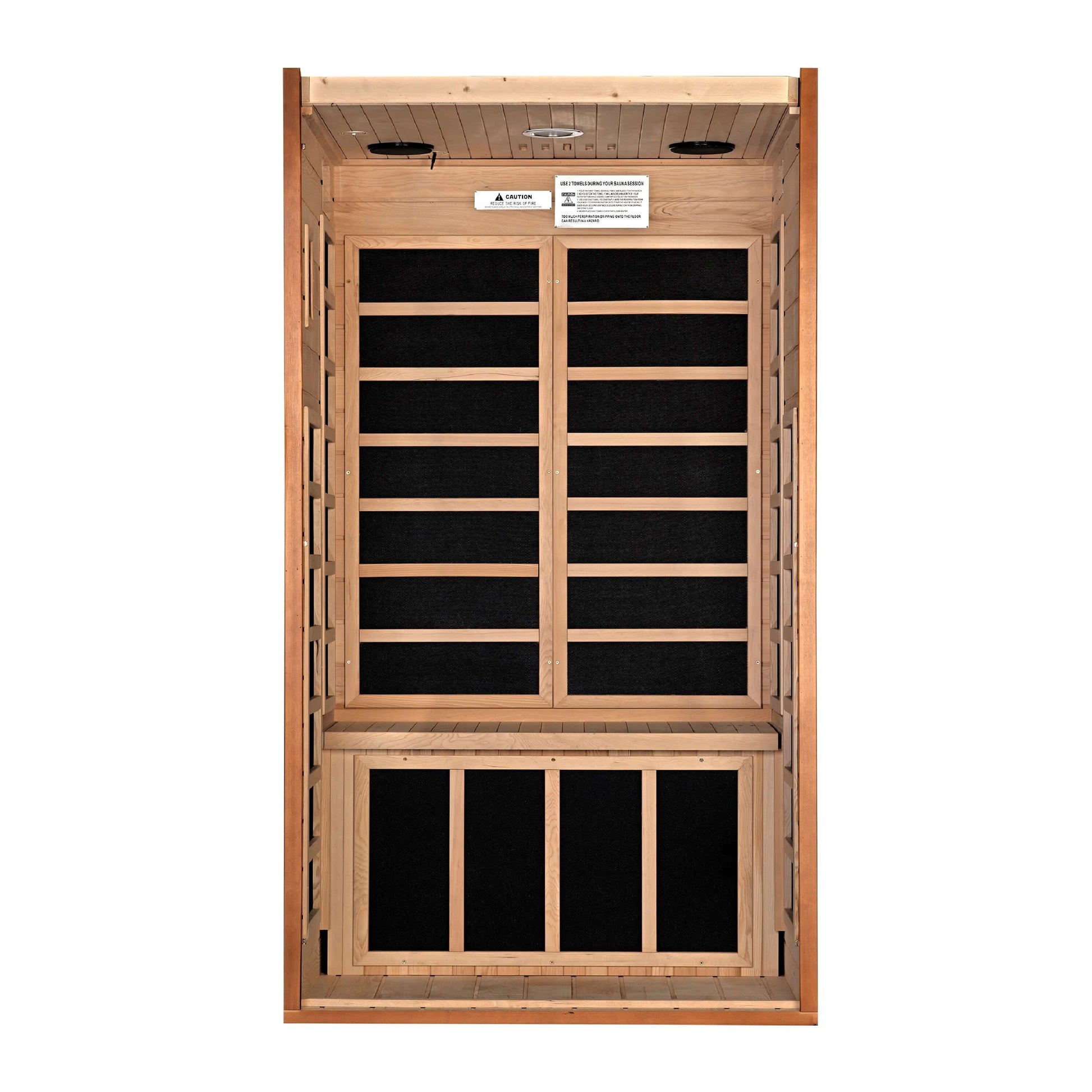 Avila 1-2 Person Low EMF FAR Infrared Sauna by Dynamic Saunas DYN-6103-01