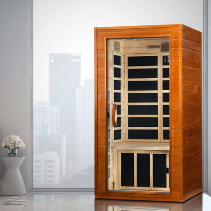 Avila 1-2 Person Low EMF FAR Infrared Sauna by Dynamic Saunas DYN-6103-01