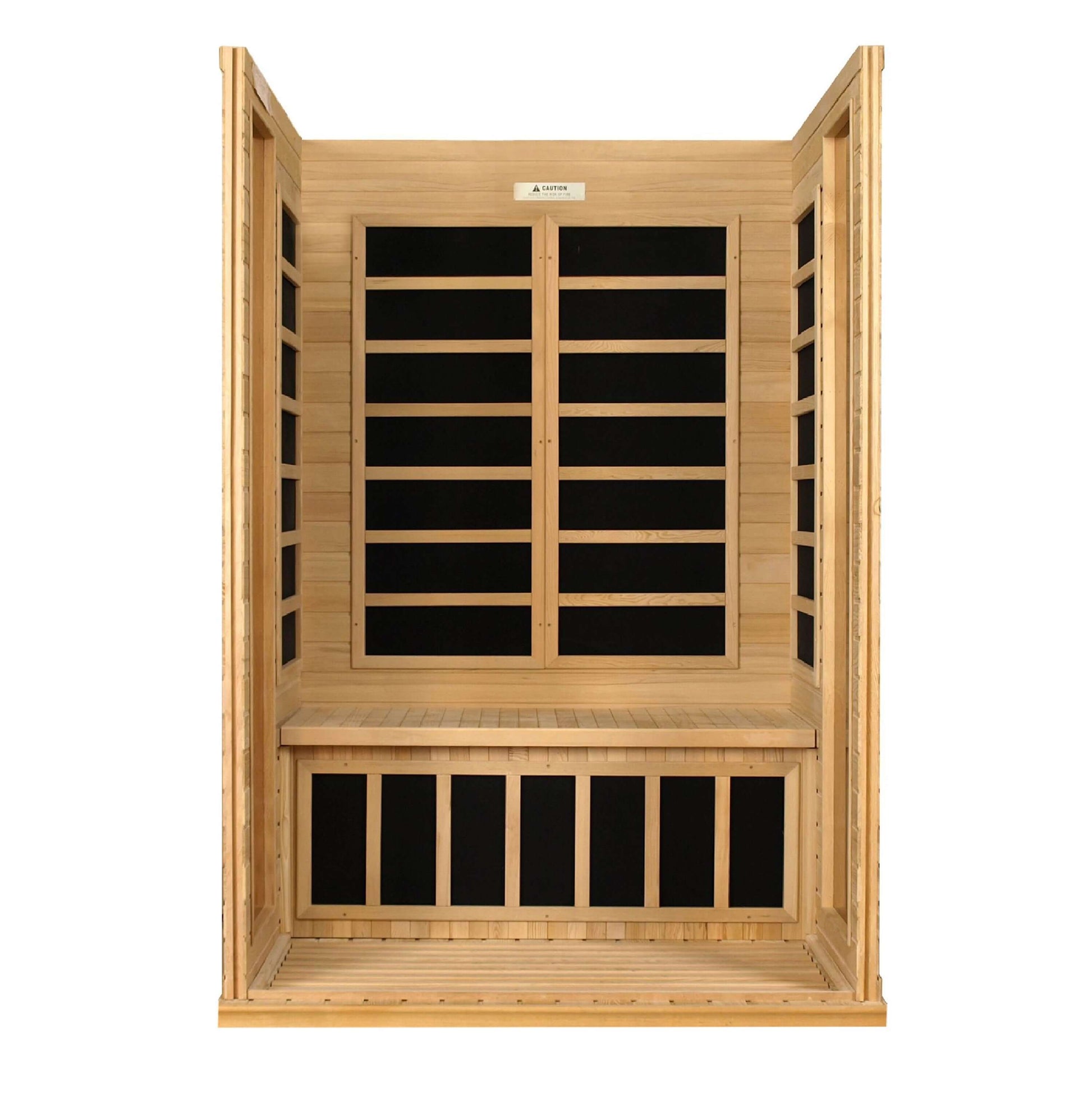 Versailles 2 Person Low EMF FAR Infrared Sauna by Dynamic Saunas DYN 6202-03