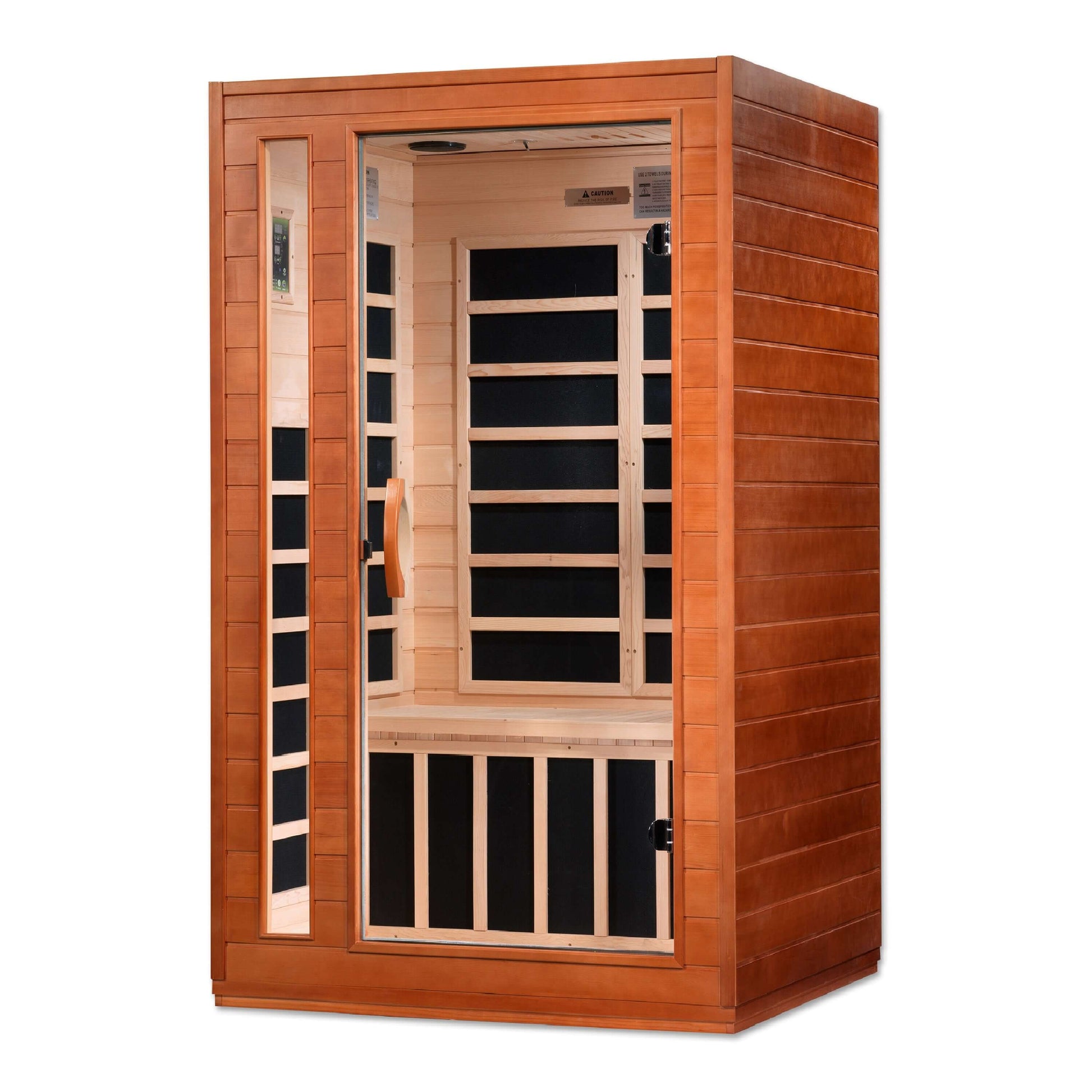 Cordoba Elite 2 Person Ultra Low EMF FAR Infrared Sauna by Dynamic Saunas DYN-6203-01 Elite