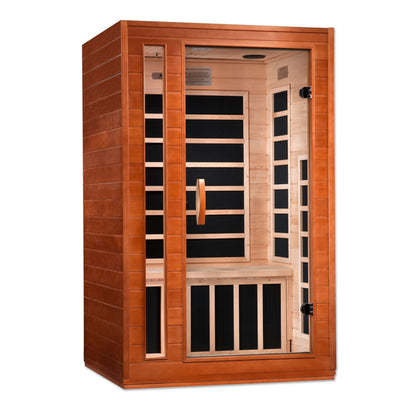 Cordoba Elite 2 Person Ultra Low EMF FAR Infrared Sauna by Dynamic Saunas DYN-6203-01 Elite