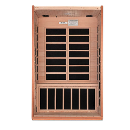 Cordoba Elite 2 Person Ultra Low EMF FAR Infrared Sauna by Dynamic Saunas DYN-6203-01 Elite