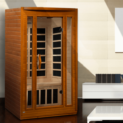 Dynamic Saunas San Marino 2 Person Low EMF FAR Infrared Sauna DYN-6206-01