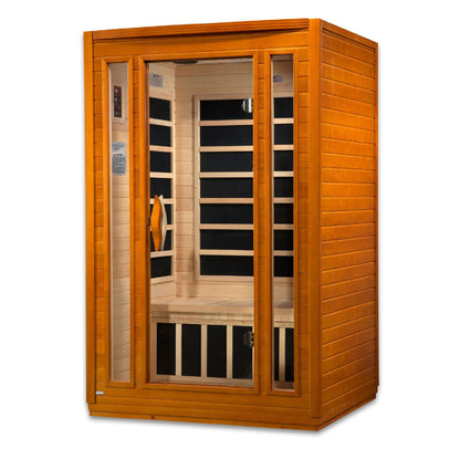 Dynamic Saunas San Marino 2 Person Low EMF FAR Infrared Sauna DYN-6206-01