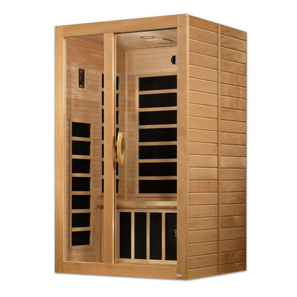 Dynamic Saunas Santiago 2 Person Low EMF FAR Infrared Sauna DYN-6209-01