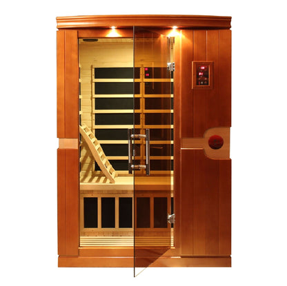 Venice Elite 2 Person Ultra Low EMF FAR Infrared Sauna by Dynamic Saunas DYN-6210-01 Elite