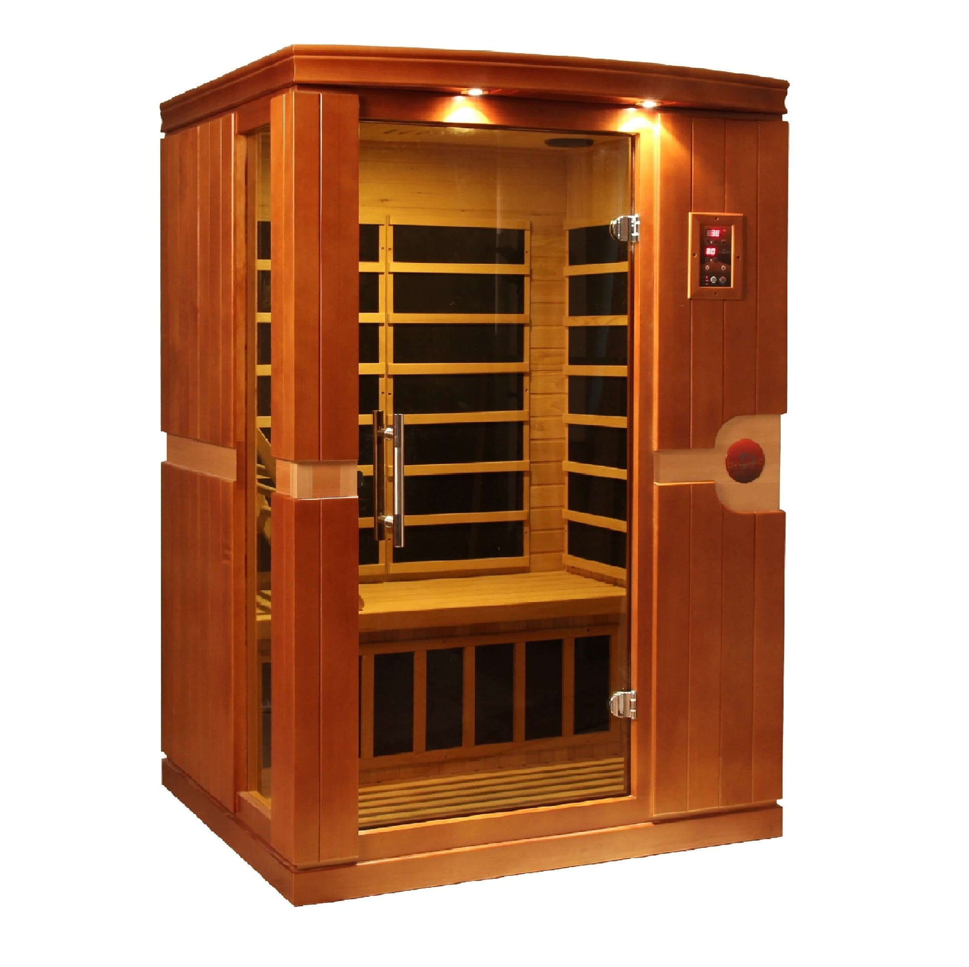 Venice 2 Person Low EMF FAR Infrared Sauna by Dynamic Saunas DYN-6210-01