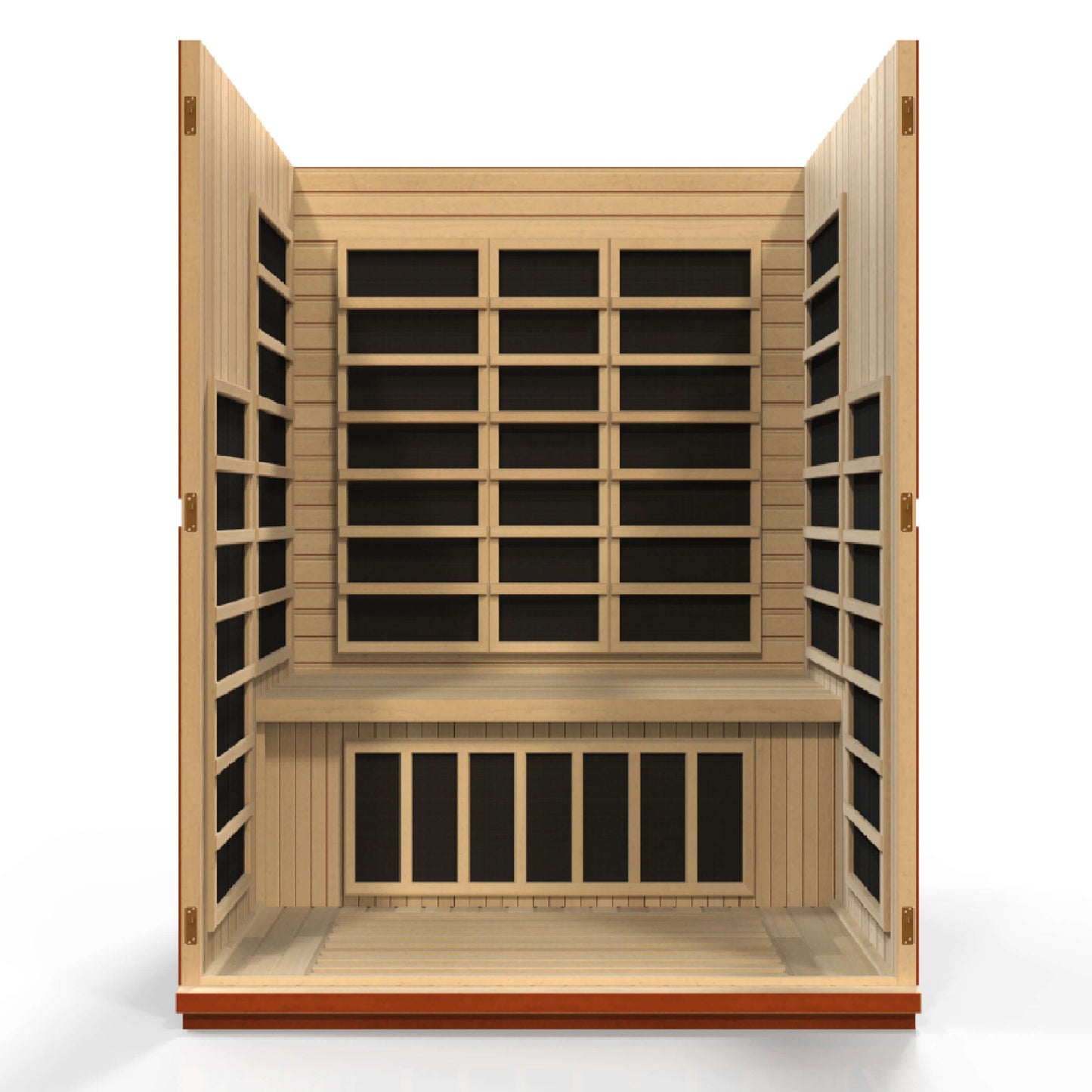 Lugano 3 Person Low EMF FAR Infrared Sauna by Dynamic Saunas DYN-6336-02