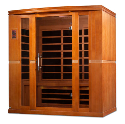 Bergamo 4 Person Low EMF FAR Infrared Sauna by Dynamic Saunas DYN-6440-01