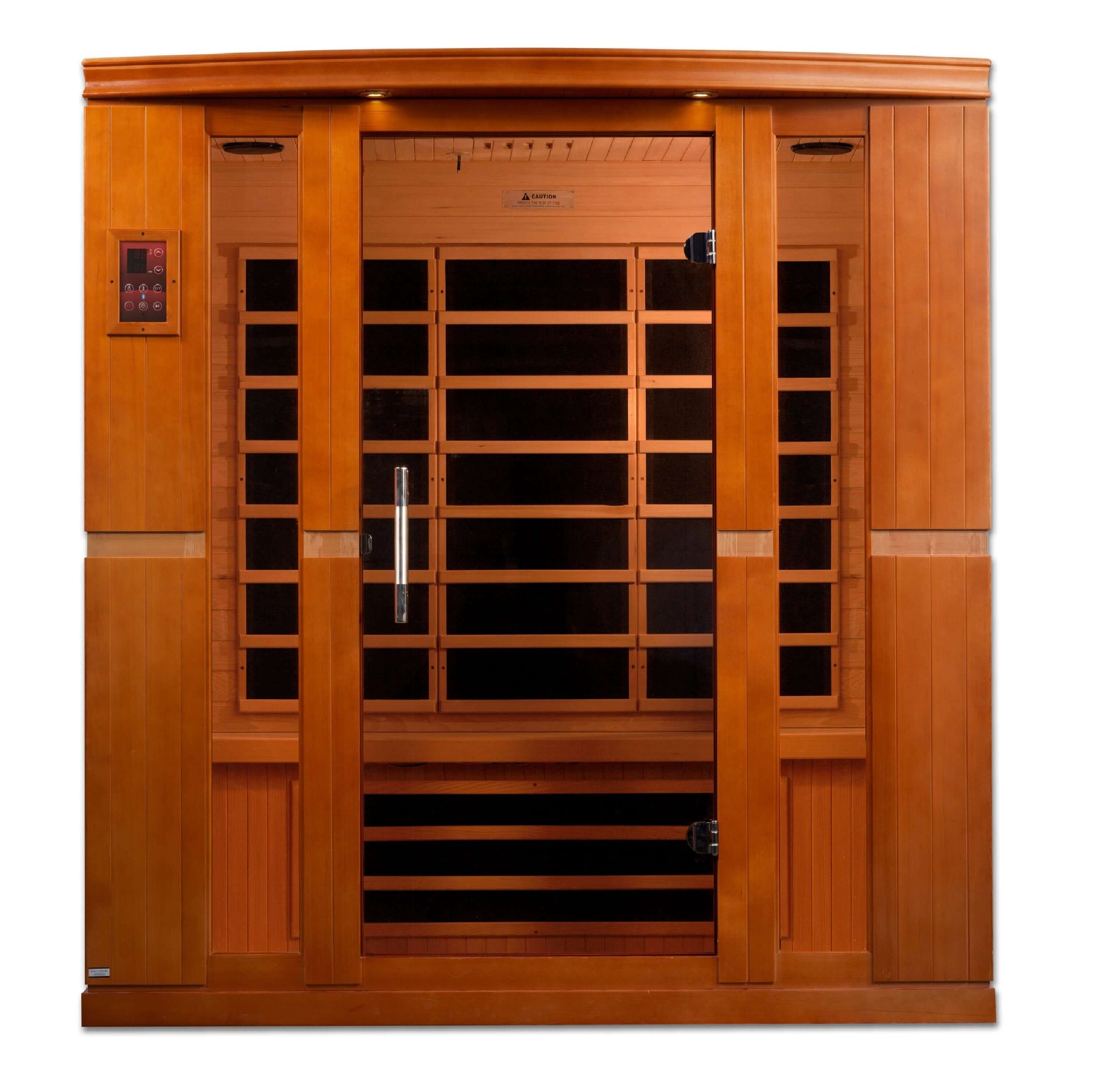 Bergamo 4 Person Low EMF FAR Infrared Sauna by Dynamic Saunas DYN-6440-01