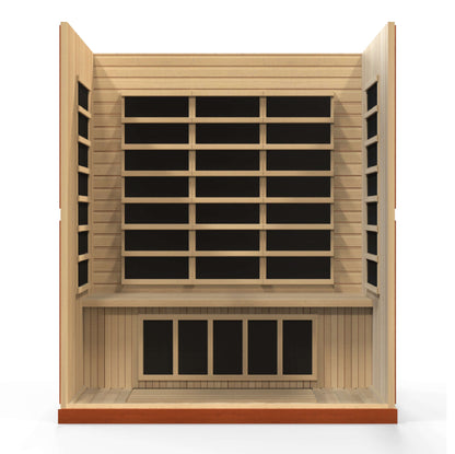 Bergamo 4 Person Low EMF FAR Infrared Sauna by Dynamic Saunas DYN-6440-01