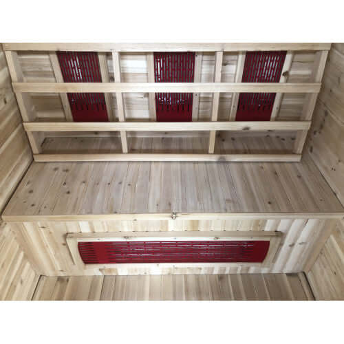 Burlington 2 Person Outdoor Infrared Sauna HL200D by SunRay Saunas