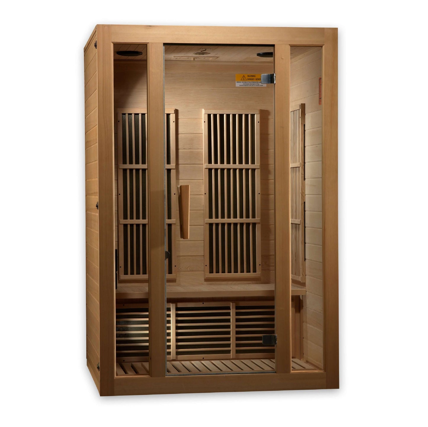 Maxxus Saunas Seattle 2 Person Near Zero EMF FAR Infrared Sauna MX-J206-01-ZF