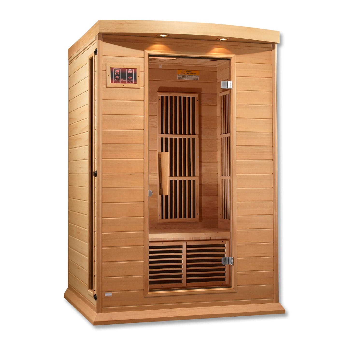 Hemlock 2 Person Low EMF FAR Infrared Sauna by Maxxus Saunas MX-K206-01