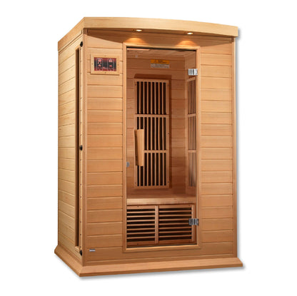 Hemlock 2 Person Low EMF FAR Infrared Sauna by Maxxus Saunas MX-K206-01