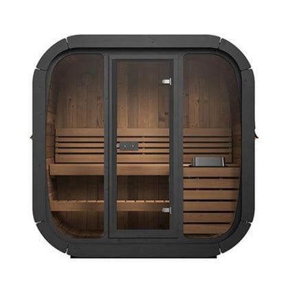 3 Person Outdoor Cube Sauna by SaunaLife Saunas Model CL4G