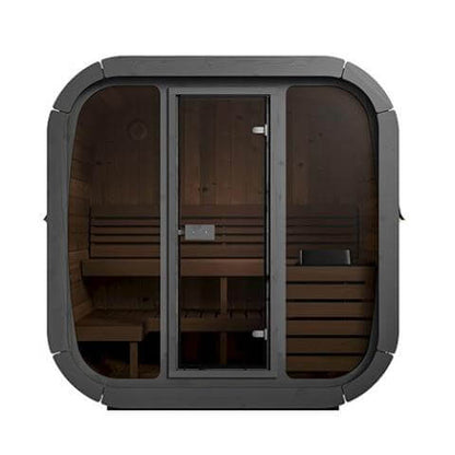 4 Person Outdoor Cube Sauna by SaunaLife Saunas Model CL5G