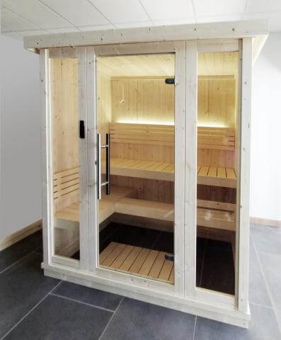 Model X6 3 Person Traditional Indoor Sauna by SaunaLife Saunas SL-MODELX6