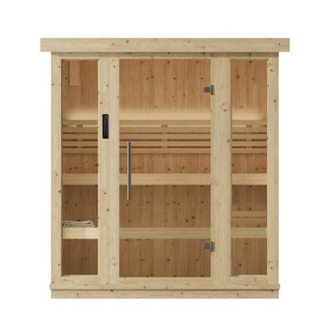 Model X6 3 Person Traditional Indoor Sauna by SaunaLife Saunas SL-MODELX6