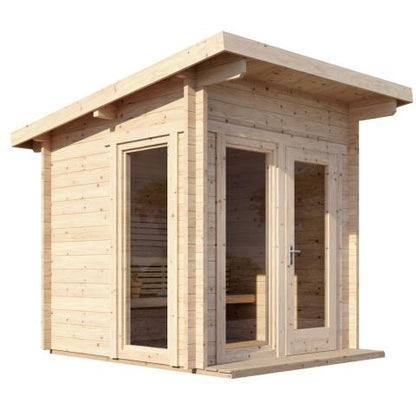 SaunaLife Saunas G4 6 Person Garden Series Outdoor Sauna Kit SL-MODELG4