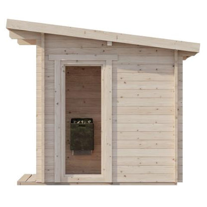 SaunaLife Saunas G4 6 Person Garden Series Outdoor Sauna Kit SL-MODELG4