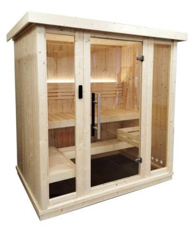 Model X6 3 Person Traditional Indoor Sauna by SaunaLife Saunas SL-MODELX6