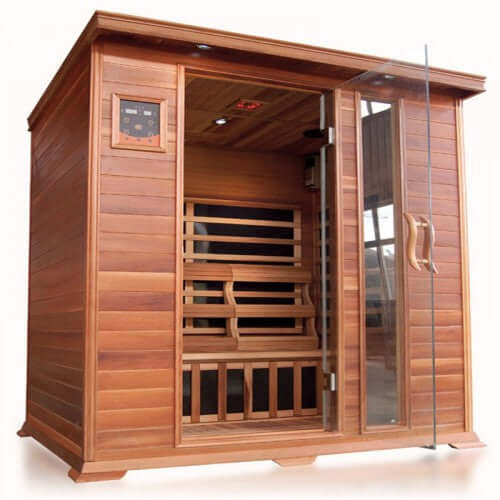 Savannah 3 Person Indoor Infrared Sauna HL300K by SunRay Saunas