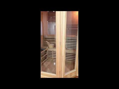 Tiburon 4 Person Indoor Traditional Sauna HL400SN by SunRay Saunas