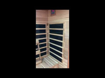 Sequioa 4 Person Indoor Infrared Sauna HL400K by SunRay Saunas