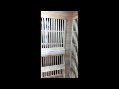 Evansport 2 Person Indoor Infrared Sauna HL200C by SunRay Saunas