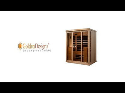 Cordoba Elite 2 Person Ultra Low EMF FAR Infrared Sauna by Dynamic Saunas DYN-6203-01 Elite