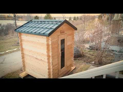 Granby Cabin Outdoor Sauna CTC66W Canadian Timber by Dundalk Leisurecraft