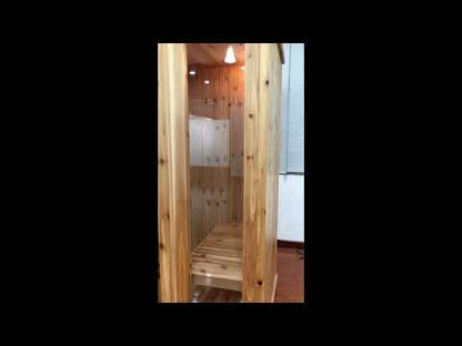 Aston 1 Person Indoor Traditional Sauna HL100TN by SunRay Saunas